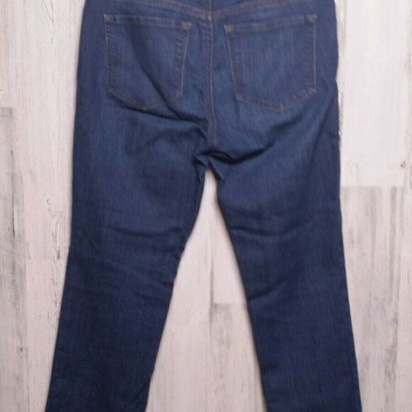 LOFT Size 4 Original Straight Cuffed Jeans - Picture 7 of 12